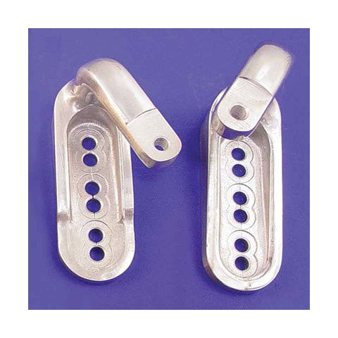  V-Twin Mfg. Passenger Footpeg Brackets For Harley FL 1977-1984