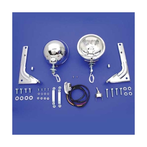 V-Twin Mfg. Police Pursuit Lamp Kit For Harley FL 1948-1967