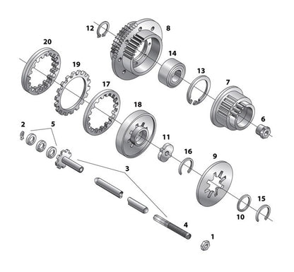  V-Twin Mfg. Pressure Plate For Harley 1991-1997