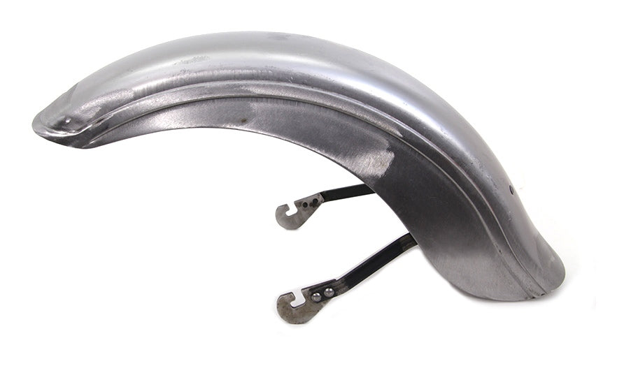 V-Twin Mfg. Raw Spring Fork Front Fender For Harley 1936-1957