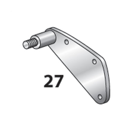  V-Twin Mfg. Rear Mechanical Brake Lever Bracket For Harley FL / EL / UL 1936-1957