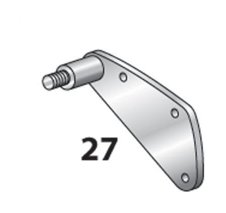  V-Twin Mfg. Rear Mechanical Brake Lever Bracket For Harley FL / EL / UL 1936-1957