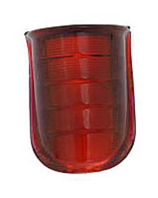V-Twin Mfg. Red Glass Beehive Style Tail Light Lens For Harley 1939-1946