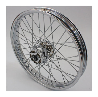 V-Twin Mfg. Replica 40-Spoke Chrome Front Wheel For Harley FXST / FXDWG 1996-1999