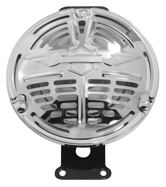  V-Twin Mfg. Replica Chrome 6 Volt Horn For Harley 1942-1957