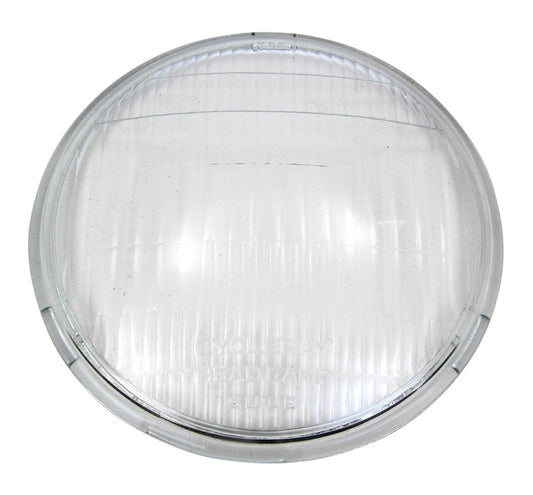  V-Twin Mfg. Replica Cycle Ray Headlamp Glass Lens For Harley FL / EL 1936-1948