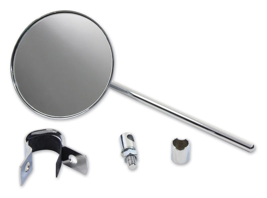  V-Twin Mfg. Replica Round Mirror With Round Stem