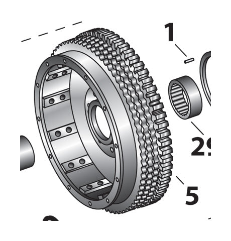  V-Twin Mfg. Ring Gear For Harley Sportster 1967-1980