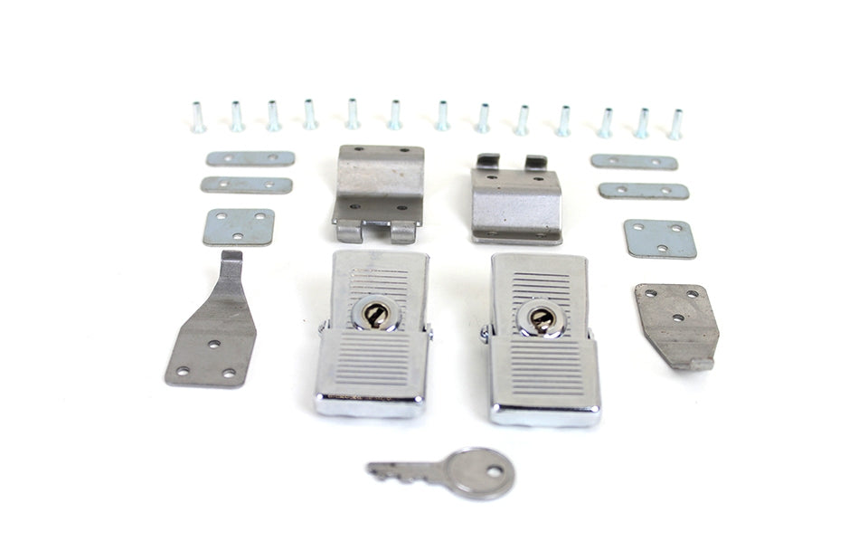 V-Twin Mfg. Saddlebag Lock Kit For Harley FL 1964-1968