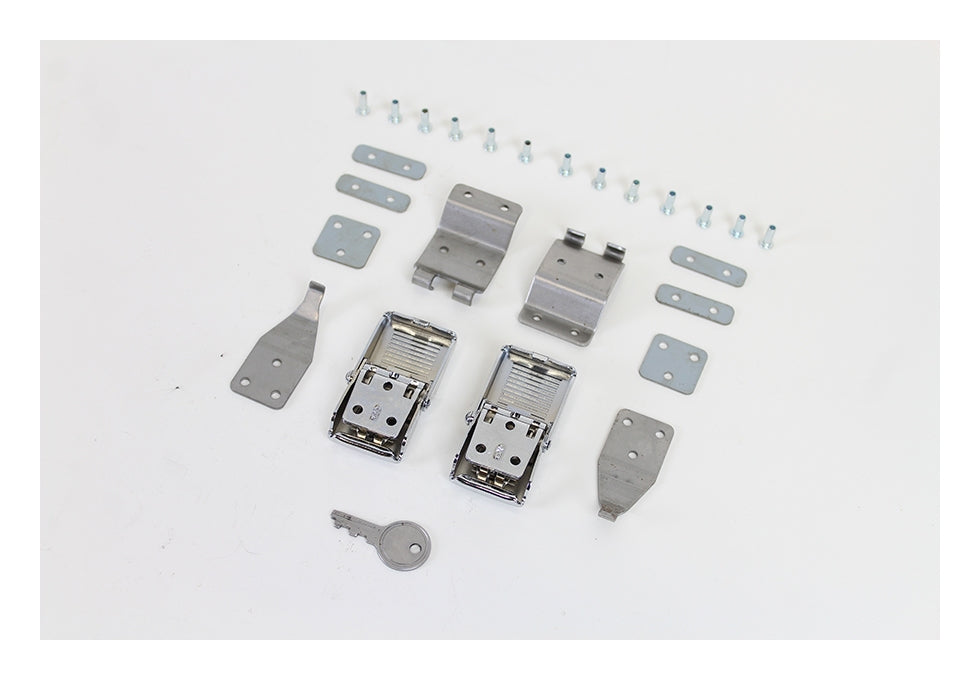 V-Twin Mfg. Saddlebag Lock Kit For Harley FL 1964-1968
