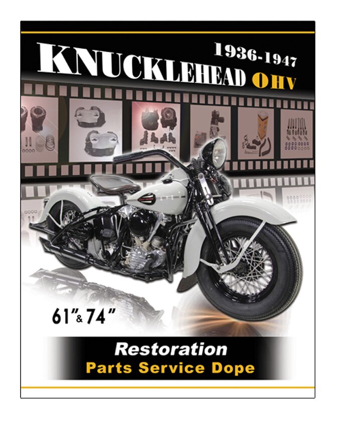 V-Twin Mfg. Service And Parts Manual For Harley Knucklehead 1936-1947