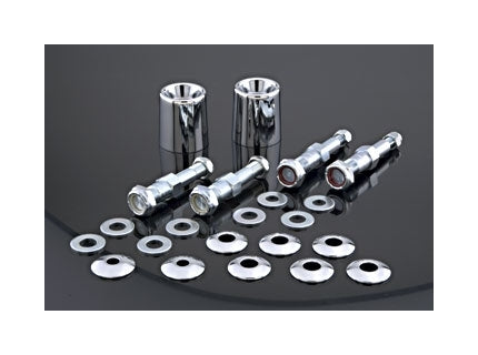 V-Twin Mfg. Shock Stud Conversion Kit With Top Covers For Harley Sportster 1954-1974