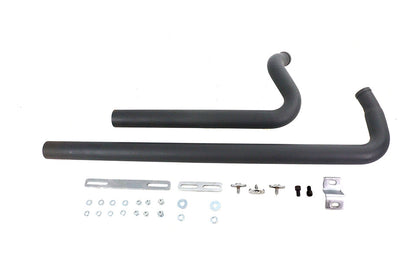 V-Twin Mfg. Shotgun Style Drag Pipe Set For Harley Softail 1986-2006
