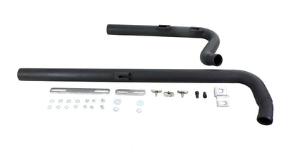 V-Twin Mfg. Shotgun Style Drag Pipe Set For Harley Softail 1986-2006
