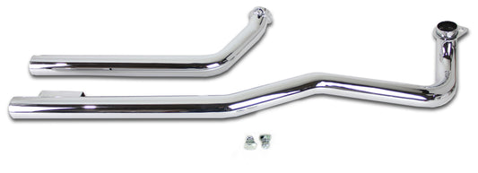  V-Twin Mfg. Shovelhead Exhaust Straight Pipe Set For Harley Shovelhead 1966-1984