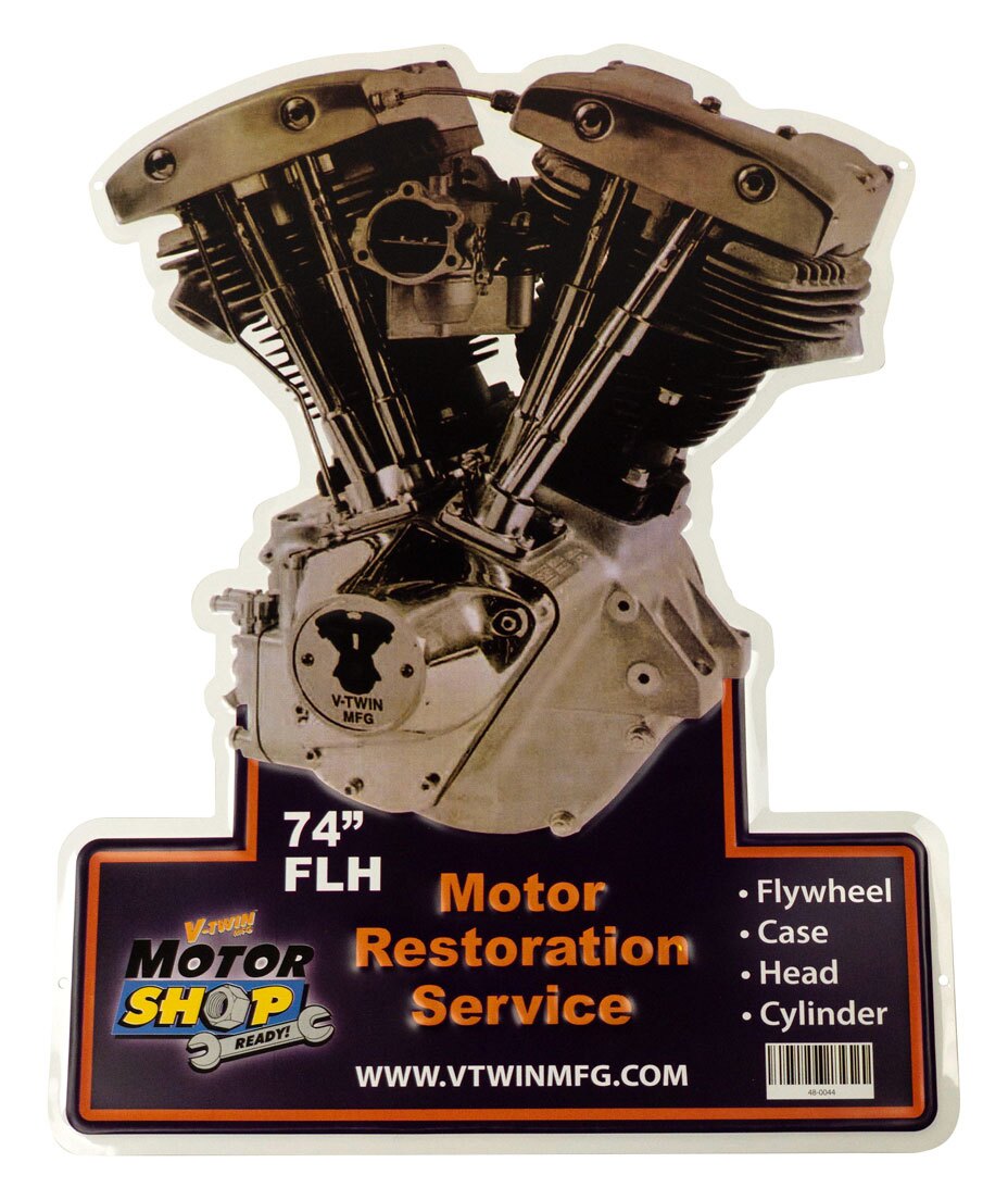 V-Twin Mfg. Shovelhead Wall Sign