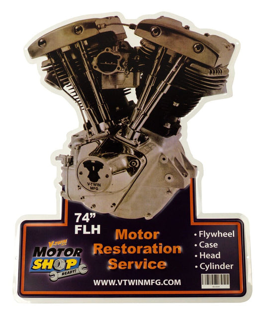  V-Twin Mfg. Shovelhead Wall Sign