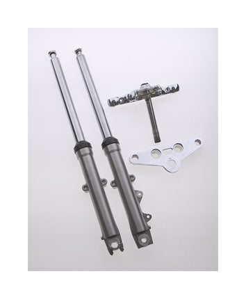 V-Twin Mfg. Single Disc Wide Glide Style Fork Assembly For Harley Sportster 1952-1981