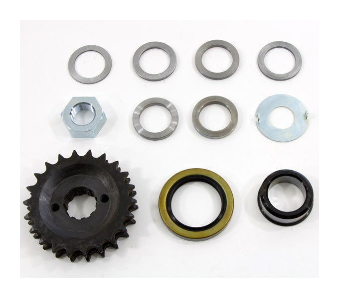  V-Twin Mfg. Solid Motor Sprocket Conversion Kit For Harley FL / FX 1970-1984