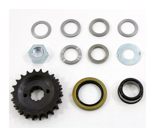  V-Twin Mfg. Solid Motor Sprocket Conversion Kit For Harley FL / FX 1970-1984