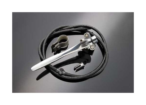  V-Twin Mfg. Spring Fork Cable And Handle Kit For Harley FL EL UL W G 1936-1957
