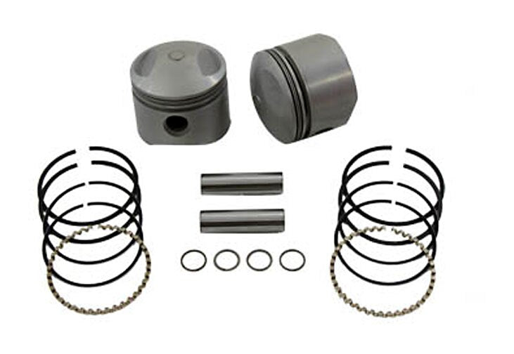 V-Twin Mfg. Standard Compression Piston Kit For Harley Shovelhead 1978-1984