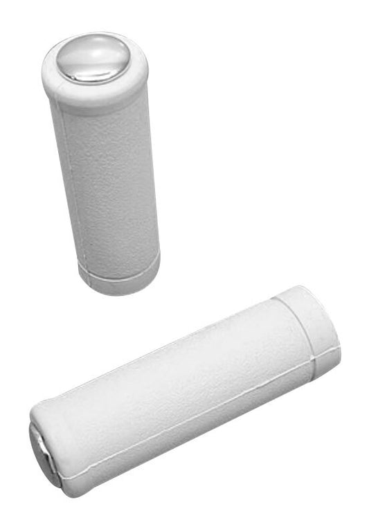  V-Twin Mfg. Stock Style White Grip Set