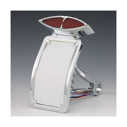  V-Twin Mfg. Taillight And License Plate Assembly For Harley Softail 1986-1999