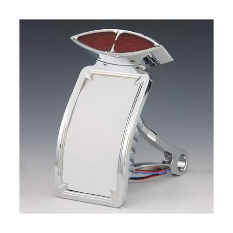  V-Twin Mfg. Taillight And License Plate Assembly For Harley Softail 1986-1999