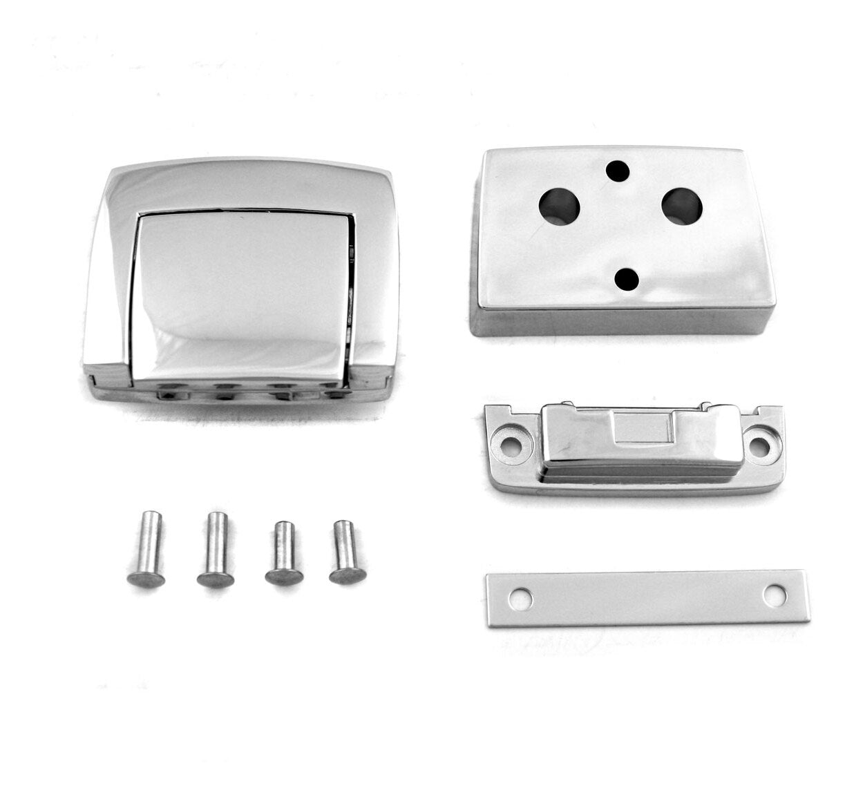 V-Twin Mfg. Tour Pack Chrome Latch For Harley Touring 1985-2006