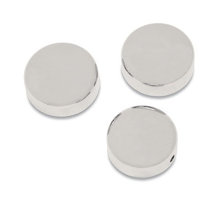 V-Twin Mfg. Triple Tree Nut Cover Set For Harley 1987-2013