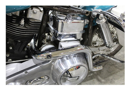  V-Twin Mfg. True Dual Exhaust Header Pipe Set For Harley FL 1970-1984