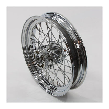 V-Twin Mfg. Twisted Spoke 16" X 3.0" Front Wheel For Harley FLSTS 2000-2007