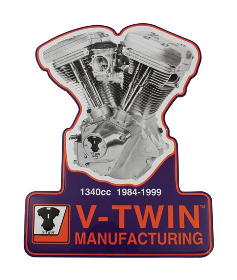  V-Twin Mfg. V-Twin Brand EVO Motor Plaque