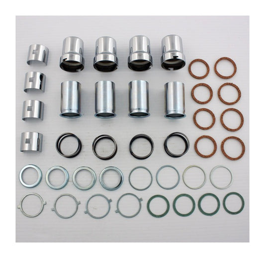  V-Twin Mfg. Valve Cover Set For Harley UL 1939-1948