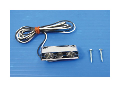 V-Twin Mfg. Vintage Style LED Step Lamp