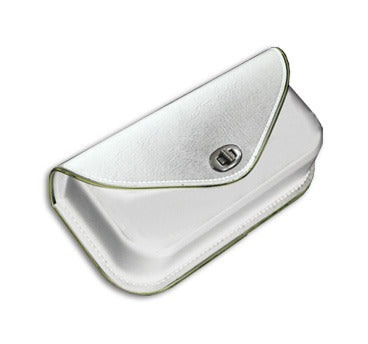 V-Twin Mfg. White Windshield Pouch For Harley FL