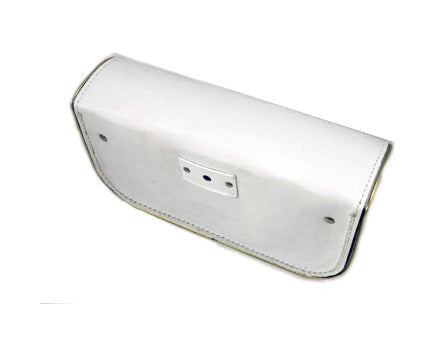 V-Twin Mfg. White Windshield Pouch For Harley FL