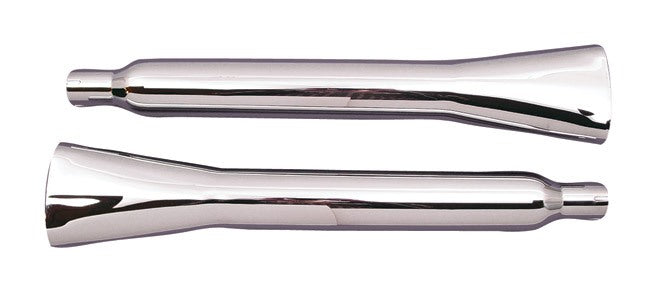 V-Twin Mfg. Wide Oval Muffler Set For Harley Touring 1995-2016