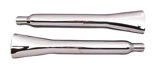  V-Twin Mfg. Wide Oval Muffler Set For Harley Touring 1995-2016