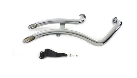 V-Twin Mfg. Drag Pipe Set For Harley Sportster 1986-2003